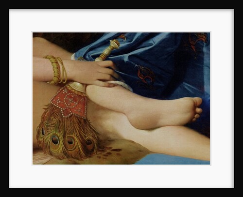 Detail of The Grand Odalisque, 1814 by Jean Auguste Dominique Ingres