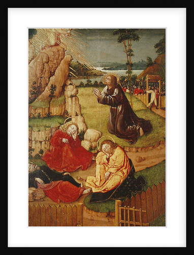 Jesus in the Garden of Olives, from Scenes from the Life of Christ by Anton Henkel