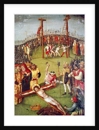 Christ Being Nailed to the Cross by Anton Henkel