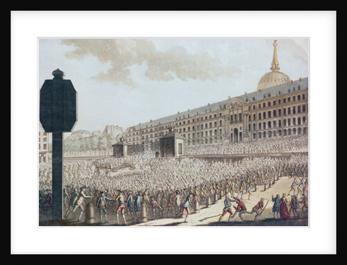 Pillage of the Invalides Armoury, 1789 by French School