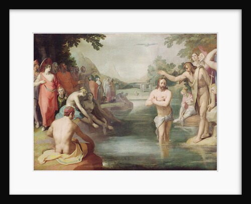 Baptism of Christ by Cornelis Cornelisz. van Haarlem