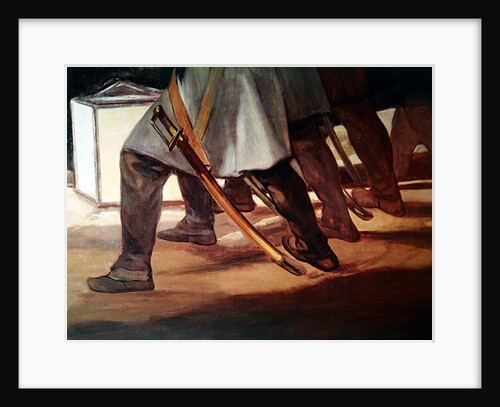 Execution of the Defenders of Madrid, 3rd May 1808, detail of soldiers' feet, 1814 by Francisco Jose de Goya y Lucientes