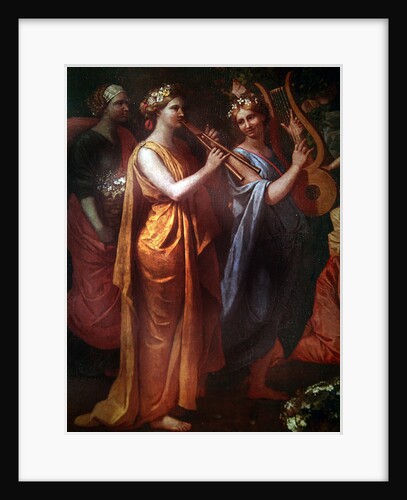 Hymenaios Disguised as a Woman During an Offering to Priapus by Nicolas Poussin