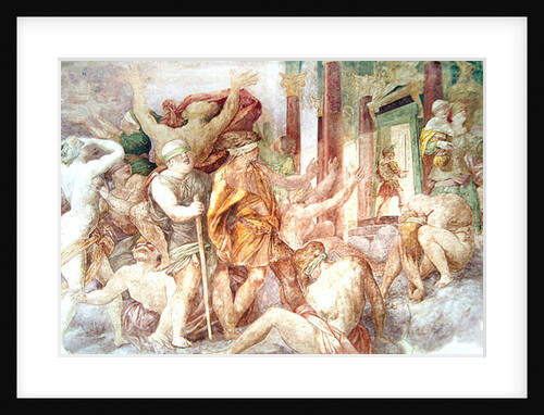 Francis I drives out the Vices and enters the Temple of Jupiter, c.1522-40 by Giovanni Battista Rosso Fiorentino
