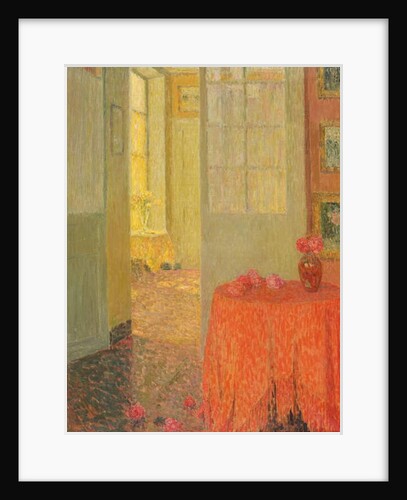 The Red Table Cloth, Versailles, c.1931 by Henri Eugene Augustin Le Sidaner