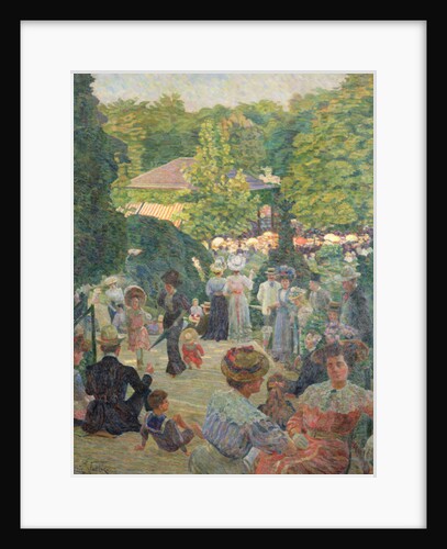 Le Parc de Monsouris, View Towards the Bandstand by Ludovic Vallee