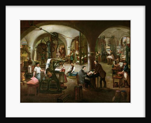 Factory in the Rue d'Aubagne, 1861 by V. Cornis