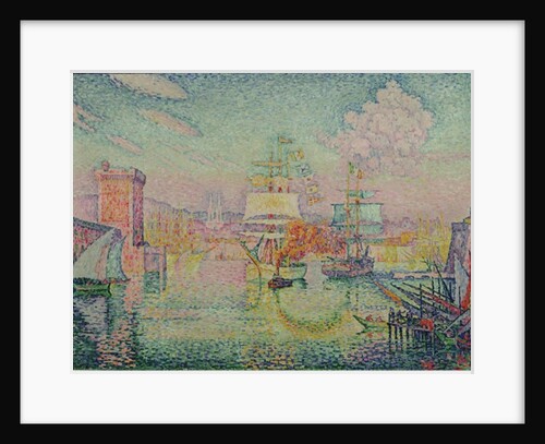 Entrance to the Port of Marseille, 1918 by Paul Signac