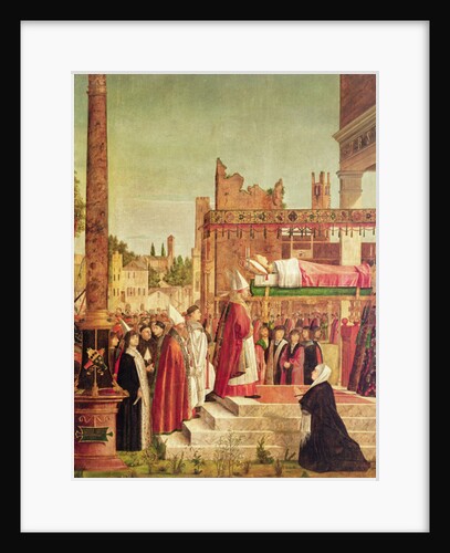 Detail of the Martyrdom of the Pilgrims and the Funeral of St. Ursula by Vittore Carpaccio