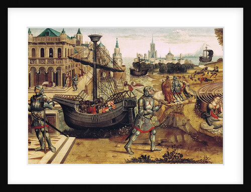 Theseus and the Minotaur by Master of the Campana Cassoni