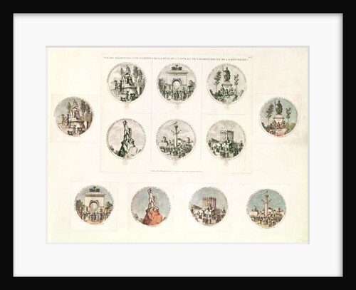 The six stations of the Festival of Unity and Indivisibility of the Republic by French School