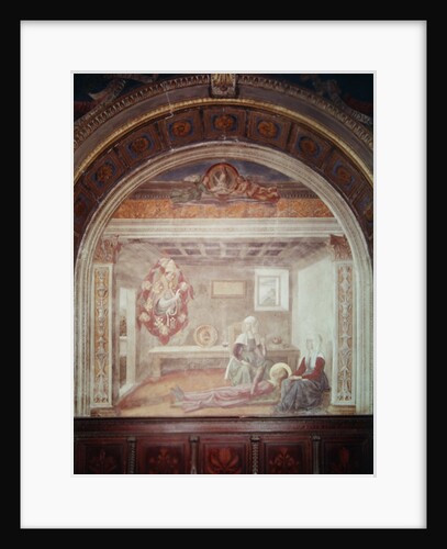Saint Fina's vision of Saint Gregory, before 1485 by Domenico Ghirlandaio