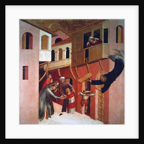 Polyptych of the Blessed Agostino Novello and four stories of his life by Simone Martini