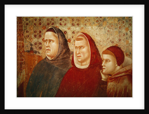 Saint Francis Preaching a Sermon to Pope Honorius III by Giotto