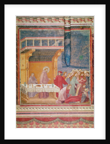 Saint Francis predicts the death of a Knight in Celano, c.1297-99 by Giotto (c.1266-1337)