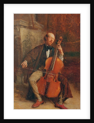Alexandre Batta, the Cellist, 1855 by Jean-Louis Ernest Meissonier