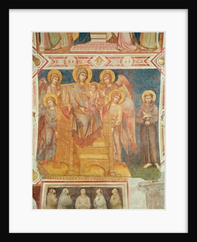 Virgin and Child, Angels and St. Francis of Assisi by Cimabue