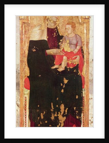 Virgin and Child and Friar Corrado by Sienese School