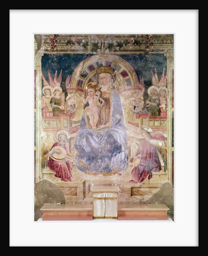 Virgin in glory between angels and saints, 1468 by Matteo da Gualdo
