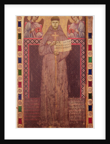St. Francis and Angels, c.1250-1300 by Italian School