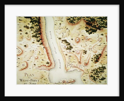 Map of north West-Point, Virginia by F. Dubourg