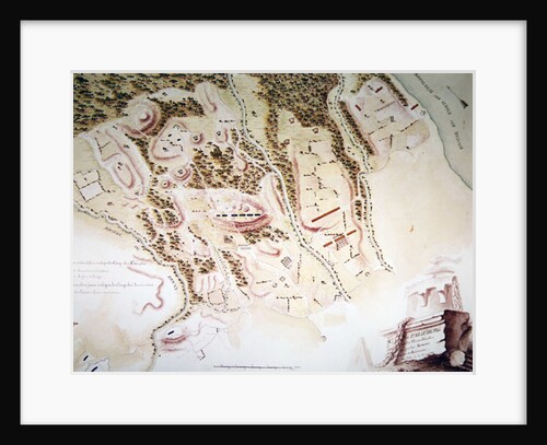 Map of Phillipsburg by F. Dubourg