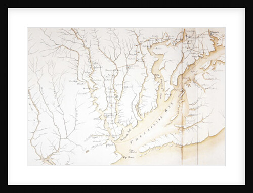 General map of the camps and marche of the army in America on the orders of Rochambeau by F. Dubourg