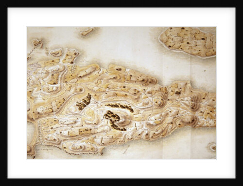 Map of Rhode Island by F. Dubourg
