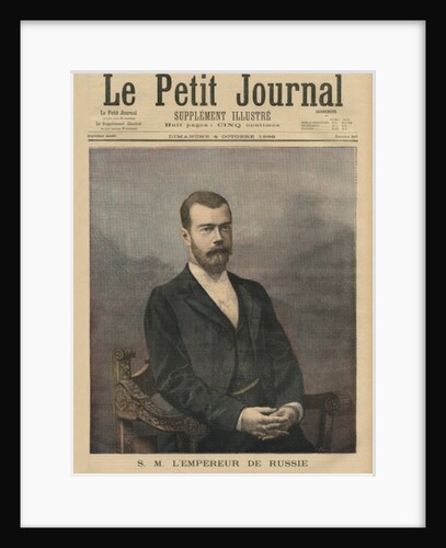 His Majesty Emperor Nicholas II of Russia by Fortune Louis Meaulle