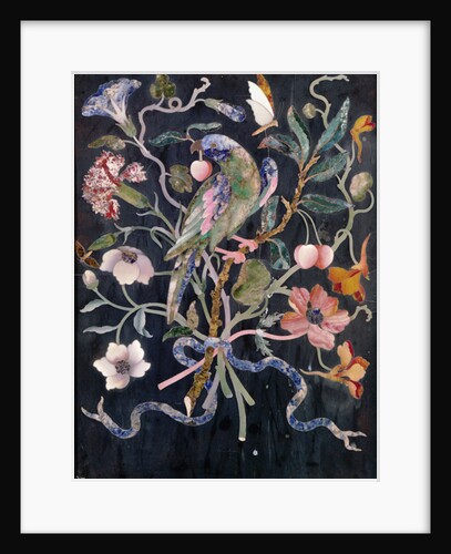 A Parakeet in a Bouquet by Italian School