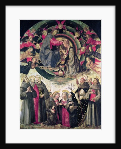 Coronation of the Virgin by Ridolfo Il (1483-1561) Ghirlandaio