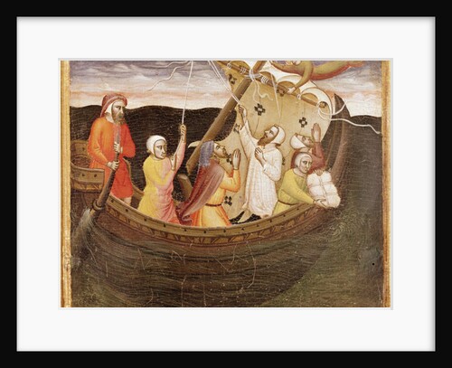 St. Fina saving the fishermen by Lorenzo di Niccolo Gerini