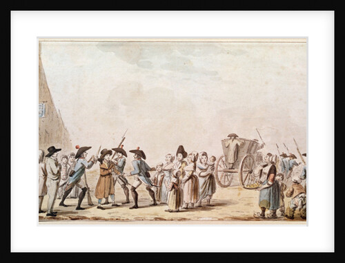 Law of suspects, the arrest on the street by the Federes by French School