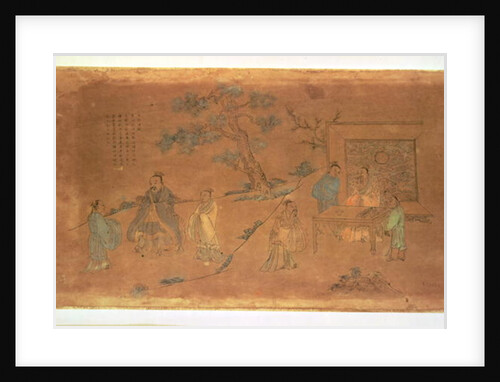 Scene from the life of Confucius and his disciples, Qing Dynasty by School Chinese