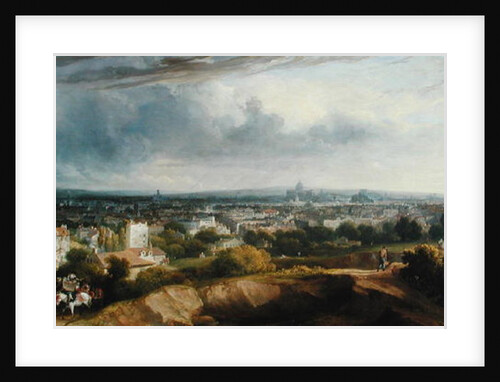 View of Paris from Montmartre, 1829 by George Arnald