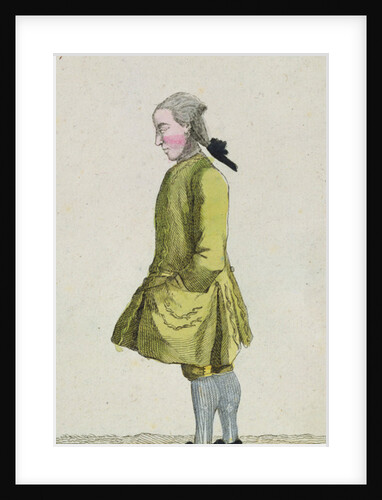 Caricature of the Chief Clerk by French School