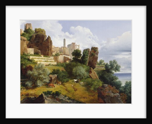 Roquebrune Landscape by Lancelot Theodore Turpin de Crisse