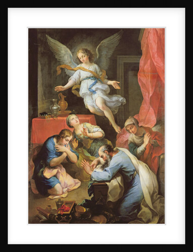 Archangel Raphael makes himself known, 1733 by Pierre Parrocel