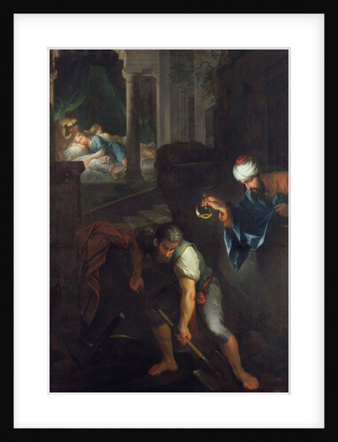 Raguel digging a grave, 1733 by Pierre Parrocel
