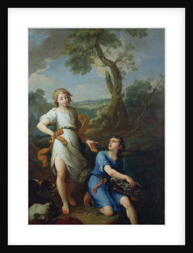 Capture of the fish in the River Tigris by the young Tobias, 1733 by Pierre Parrocel