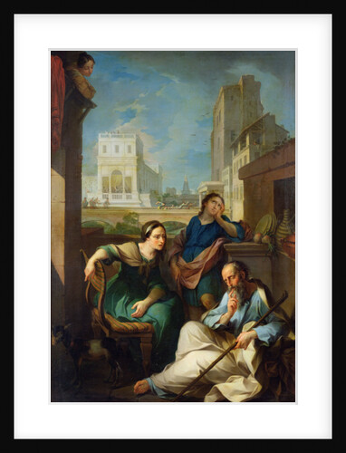 Tobit becomes blind, 1733 by Pierre Parrocel