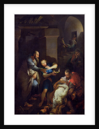 The burial of Tobit by his compatriots, 1733 by Pierre Parrocel