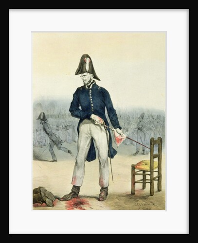 The Public Order also reigns in Paris, 1831 by Grandville