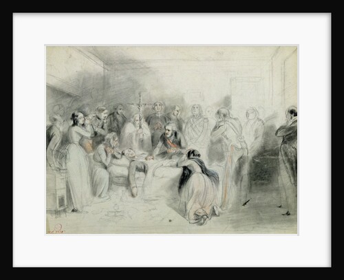 The final moments of the Duke of Orleans after the accident at Neuilly, 13th July 1842 by A Provost