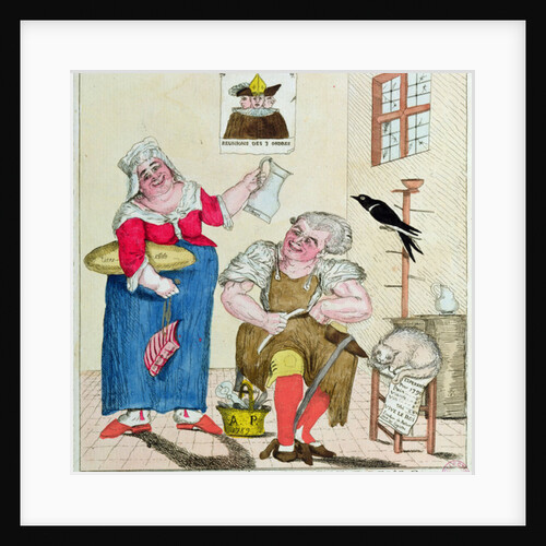 Patience Margot, it will soon be 3 times as much, 1789 by French School