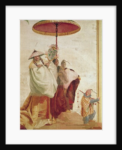The Walk of the Mandarin by Giandomenico (1727-1804) Tiepolo