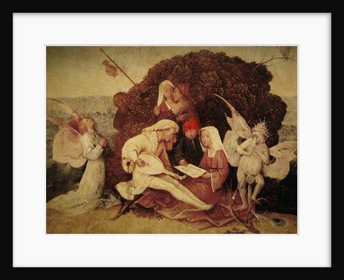 The musicians on top of the wagon by Hieronymus Bosch