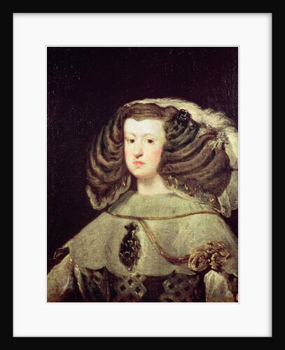 Queen Mariana of Austria by Diego Rodriguez de Silva y Velazquez