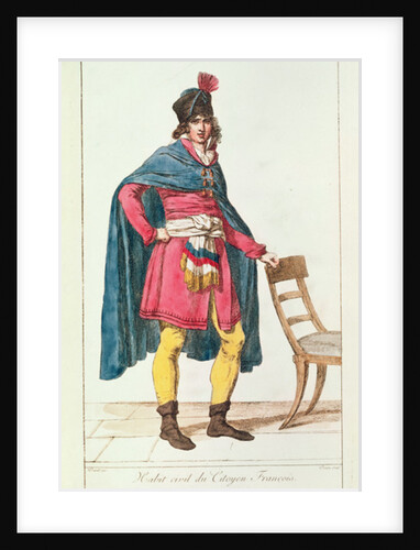 Civilian costume for a French citizen by Jacques Louis David