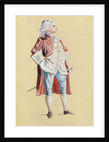 The Actor Grandval by French School